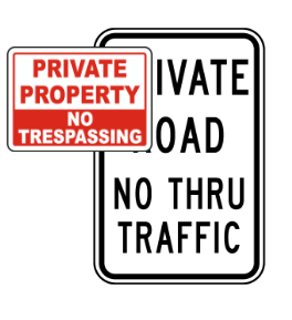 No Trespassing Signs