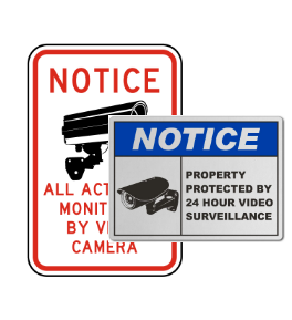 Surveillance Signs