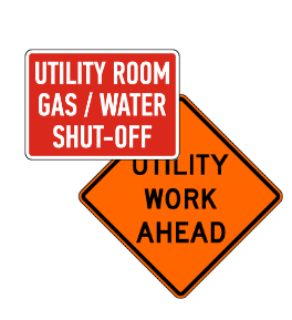 Power/ Utility Signs
