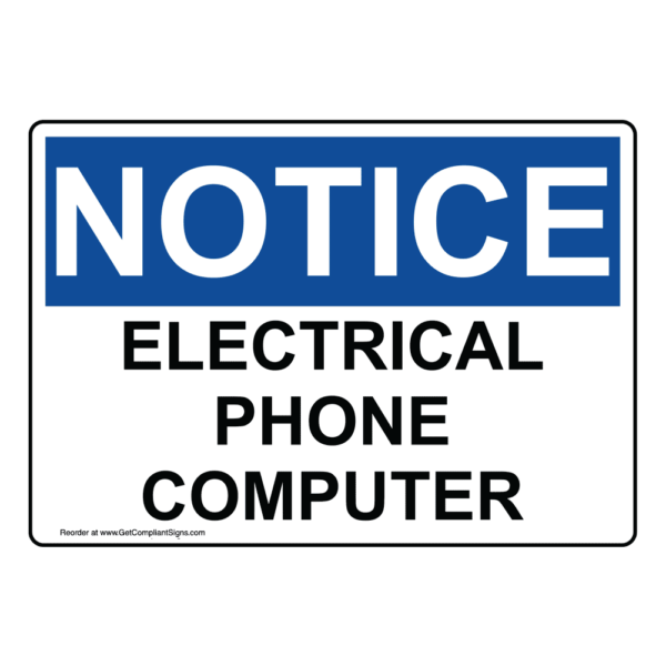 Electrical Phone Computer Notice!