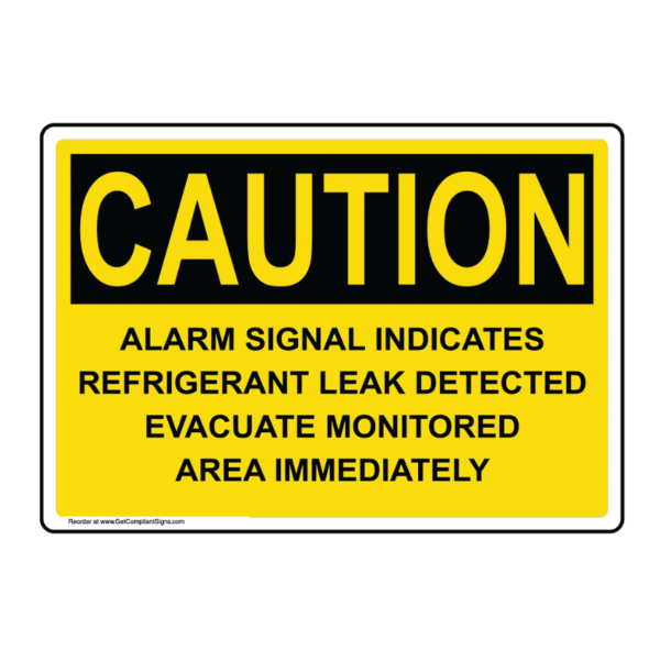 Alarm Indicates Leak Caution